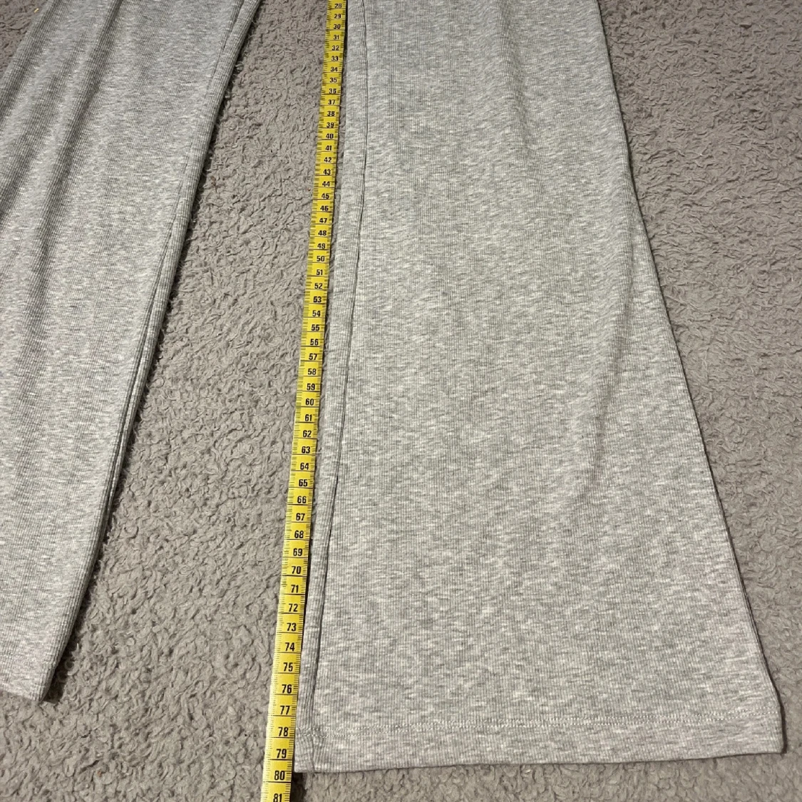 Grå ribbade byxor från Aim'n XS - 4