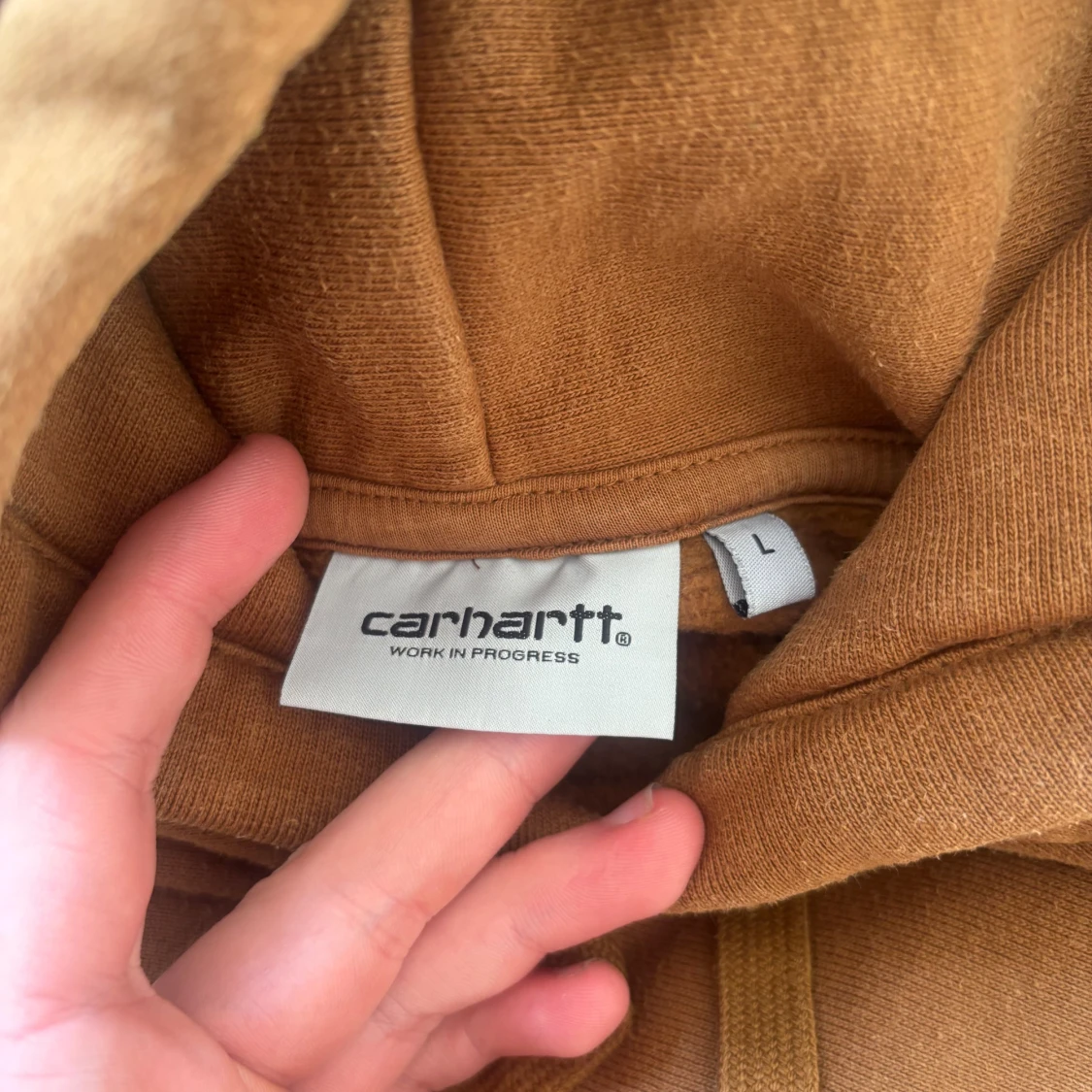 Brun hoodiejacka från Carhartt L - 1