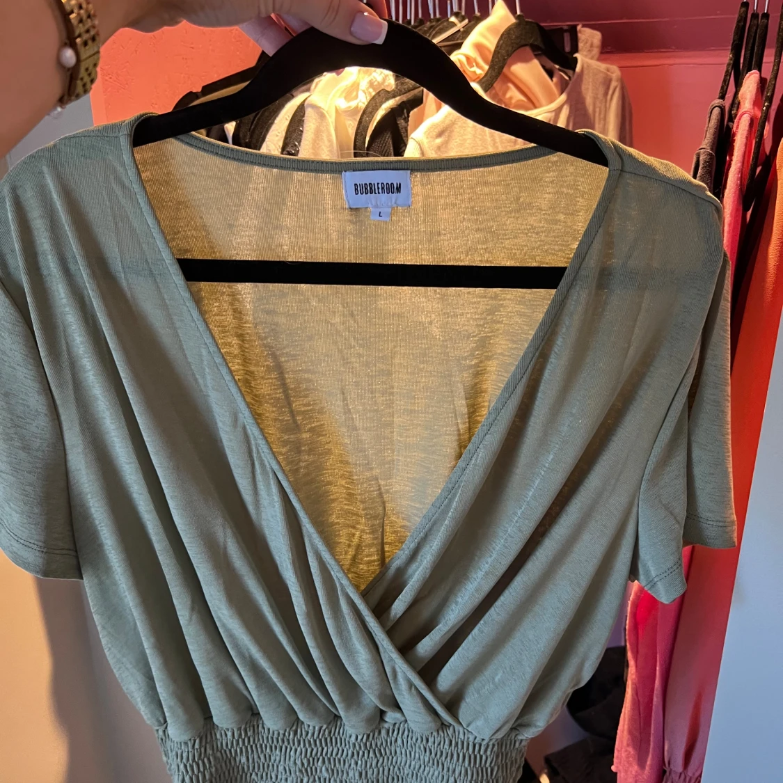 as snygg peplum topp - 2