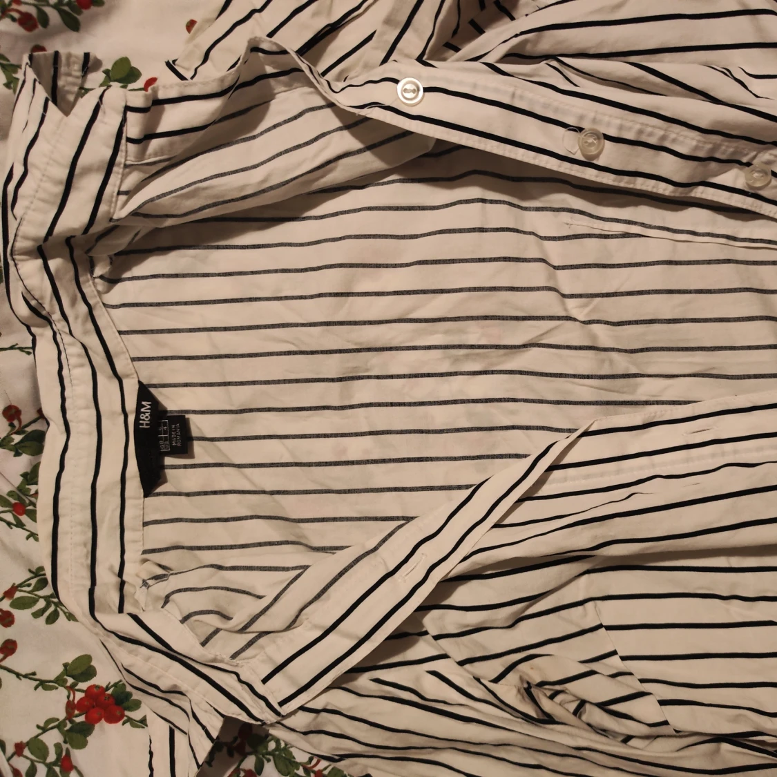 Vit randig skjorta från H&M - 4