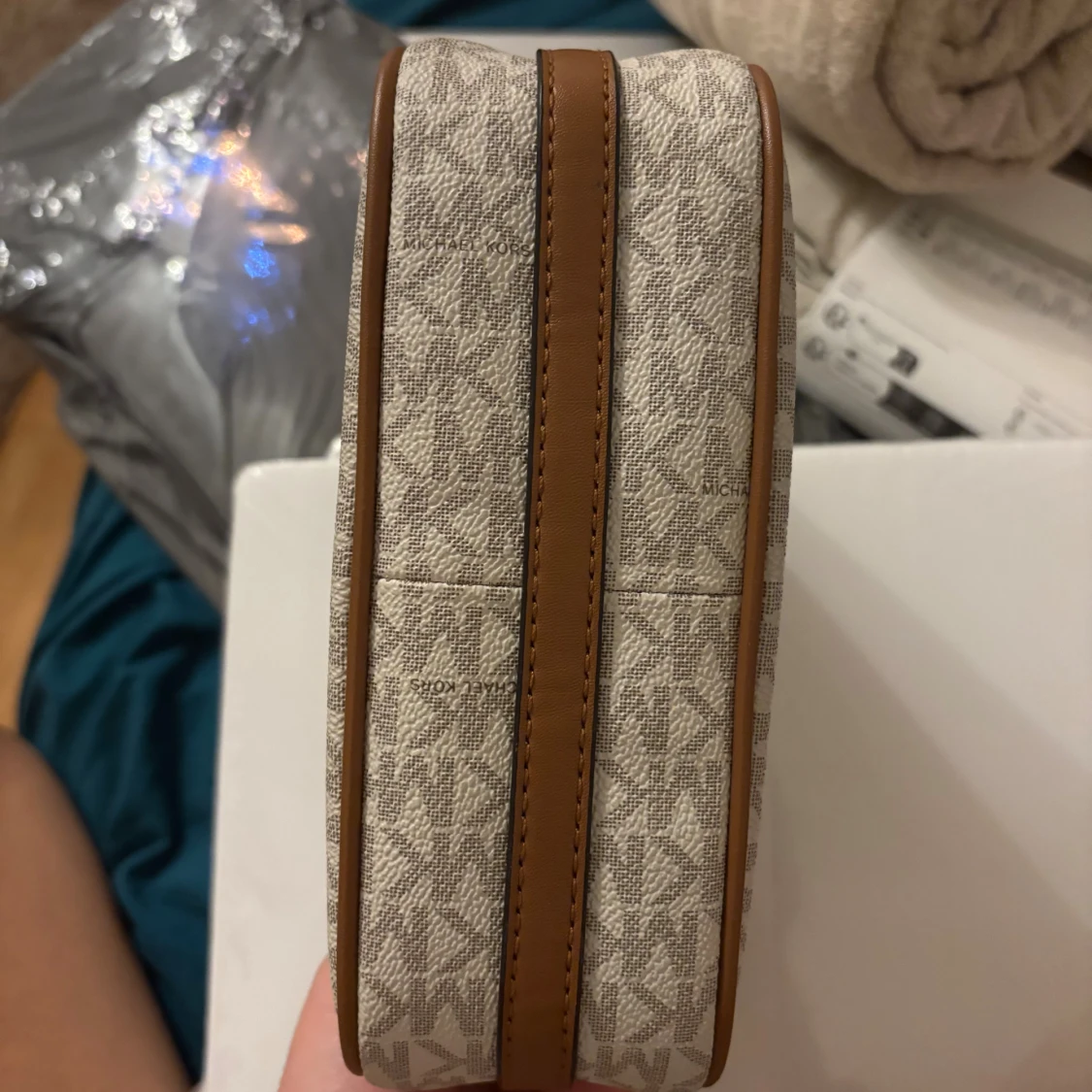 Michael Kors axelväska beige/brun - 2