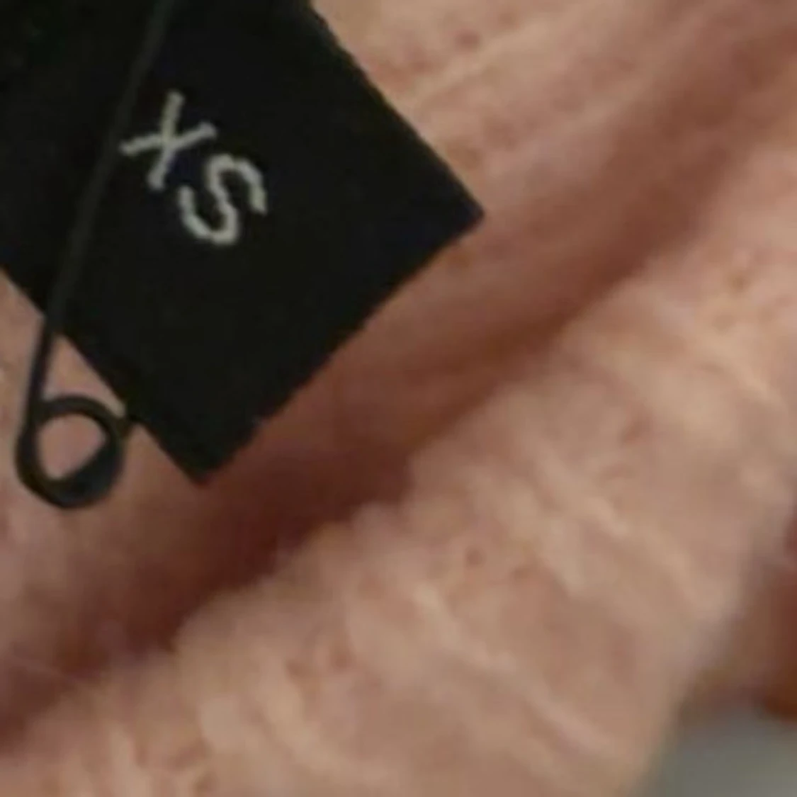 Ljusrosa stickad tröja XS - 3