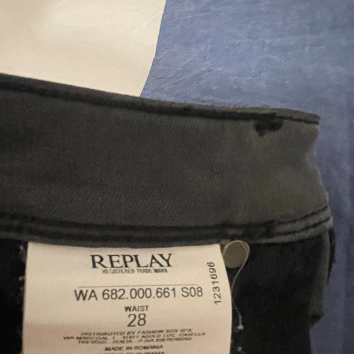 Replay Hyperflex svarta jeans - 4