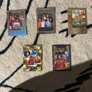 Match Attax & FIFA 365 Adrenalyn XL - Exclusive Edition - Fem stycken fotbolls kort som är matchatax FIFA 365 euro2024