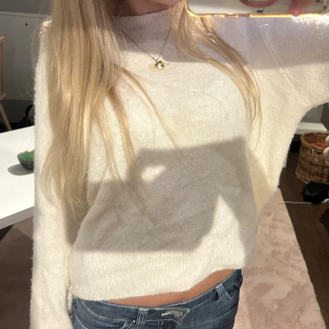 Stickad tröja från Chelsea💞 - 1