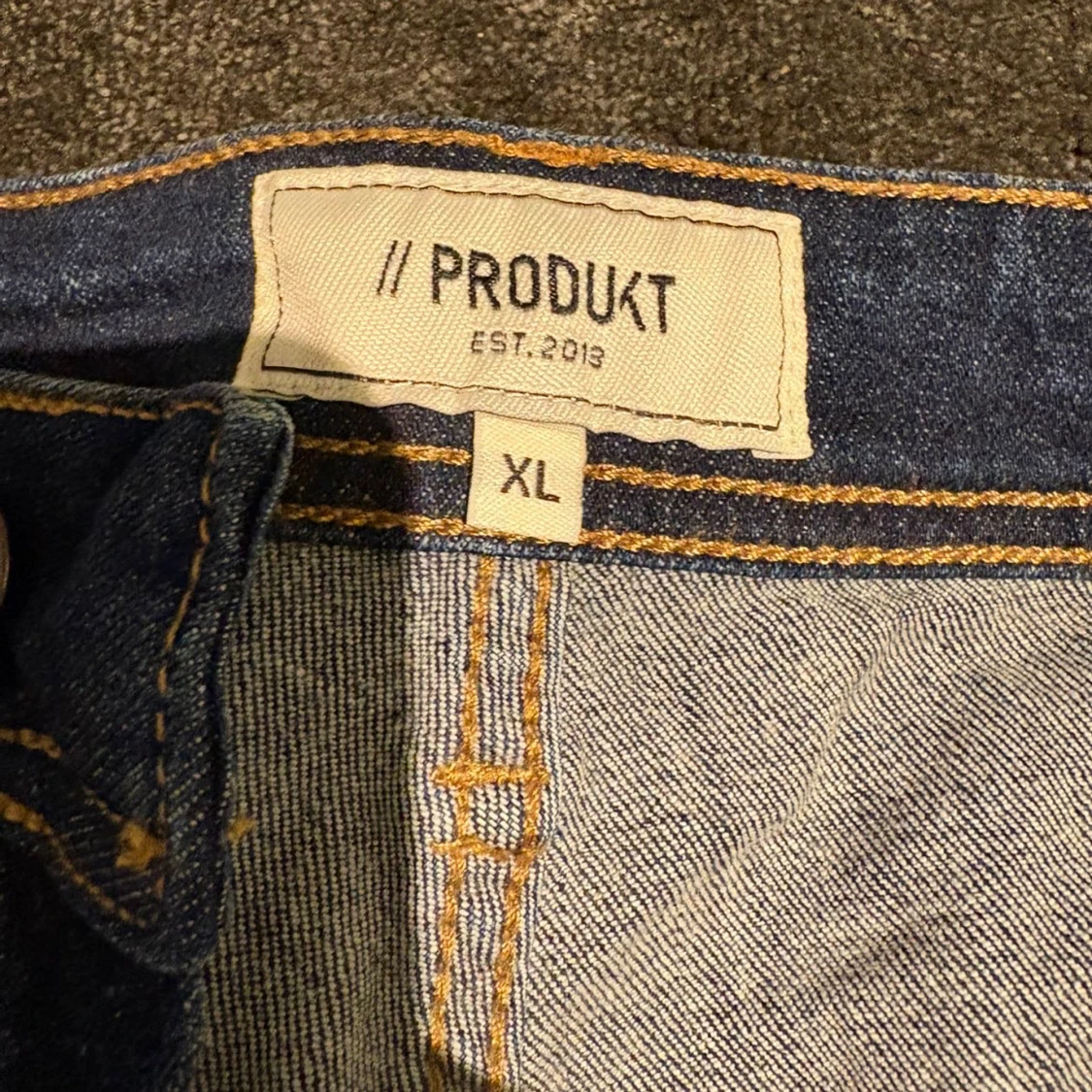 Blå jeansshorts från Produkt XL - 1