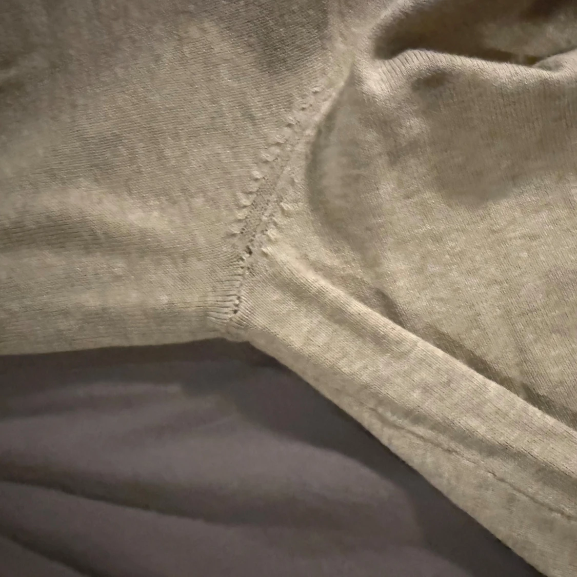 Beige half zip tröja Selected Homme storlek L - 4