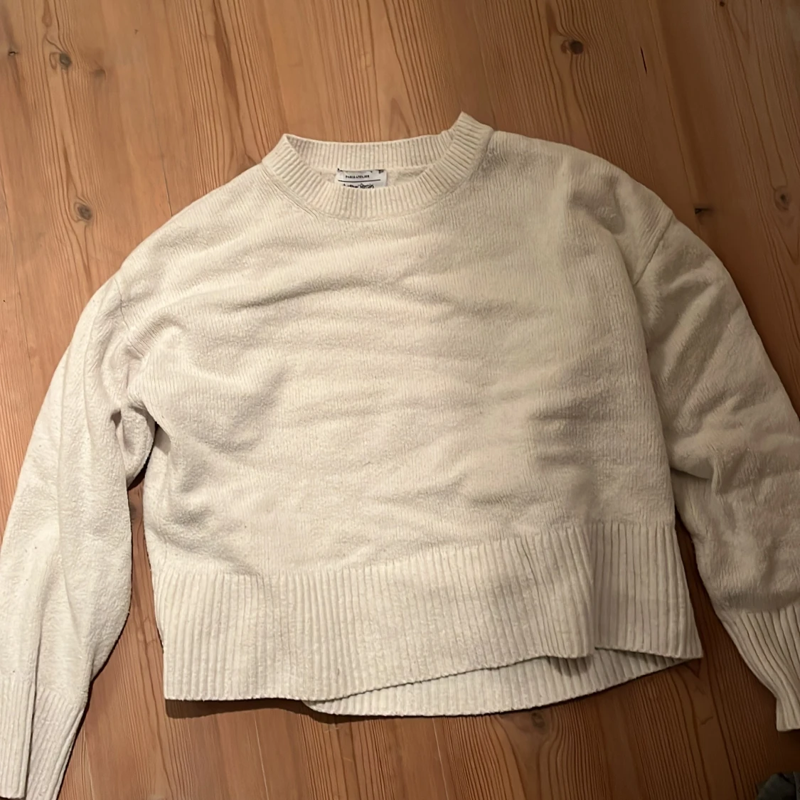 Vit stickad tröja & Other Stories