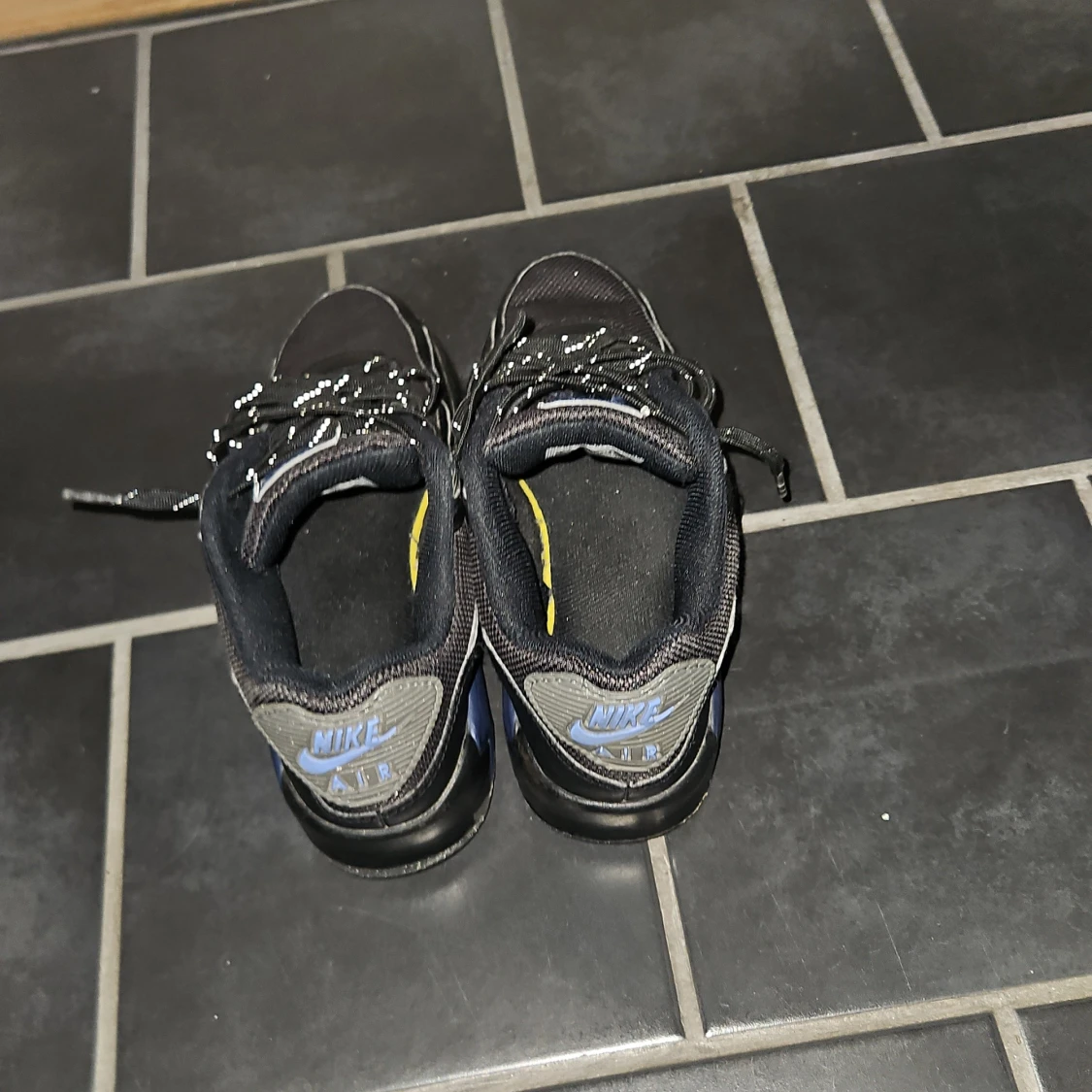 Nike Air Max 90 svart/blå sneakers - 3