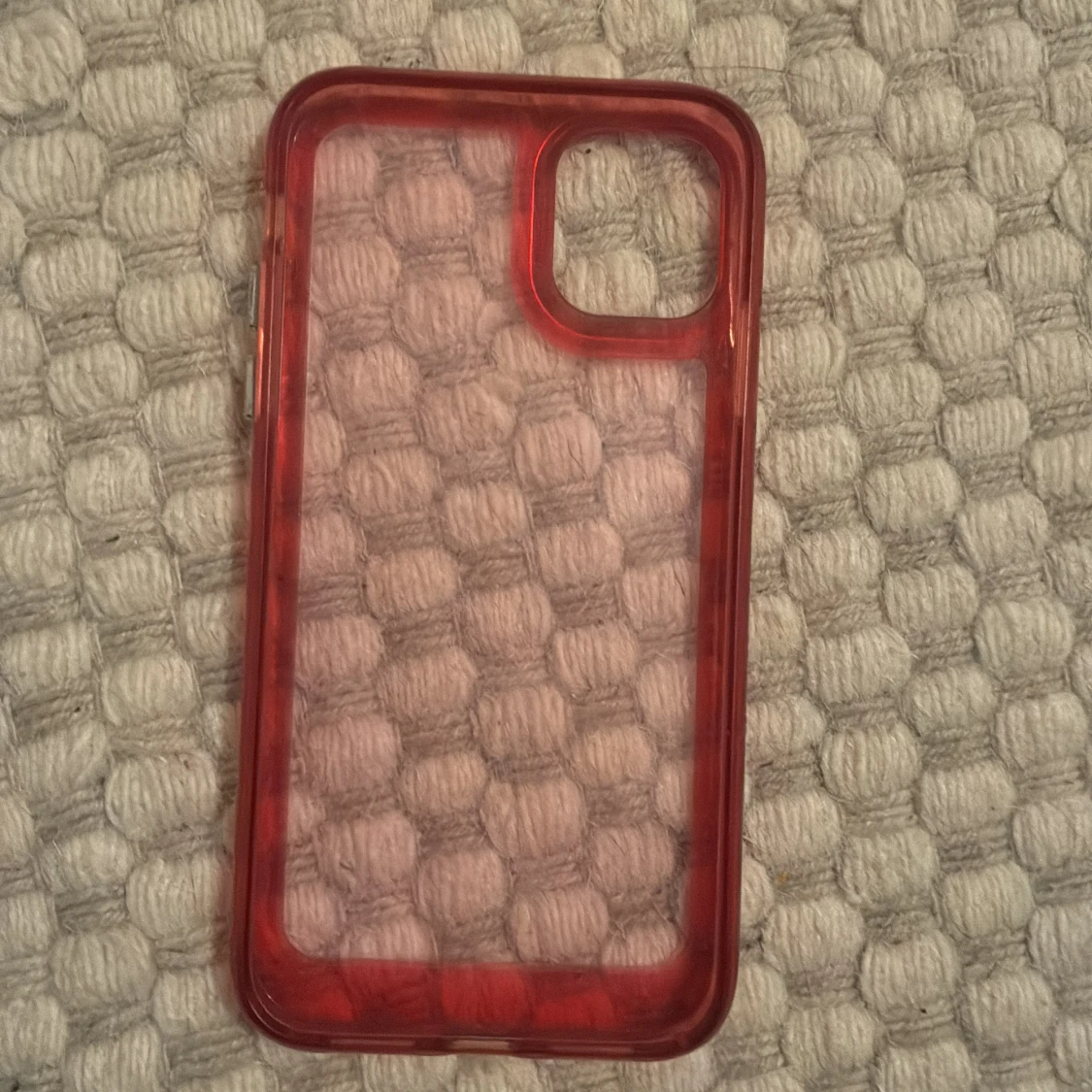 iPhone Skal Röd Transparent - 1