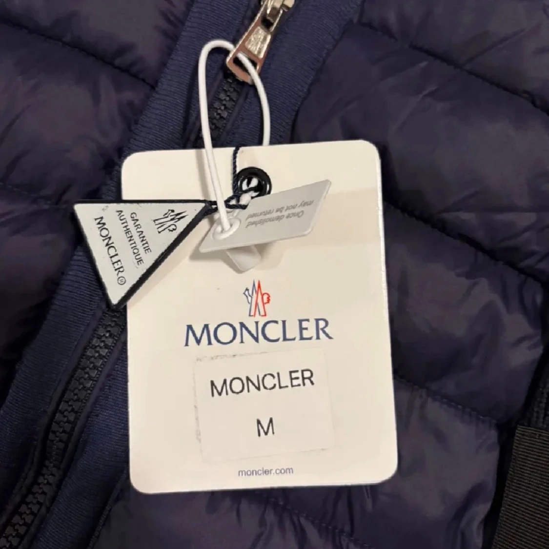 Mörkblå pufferjacka från Moncler - 3