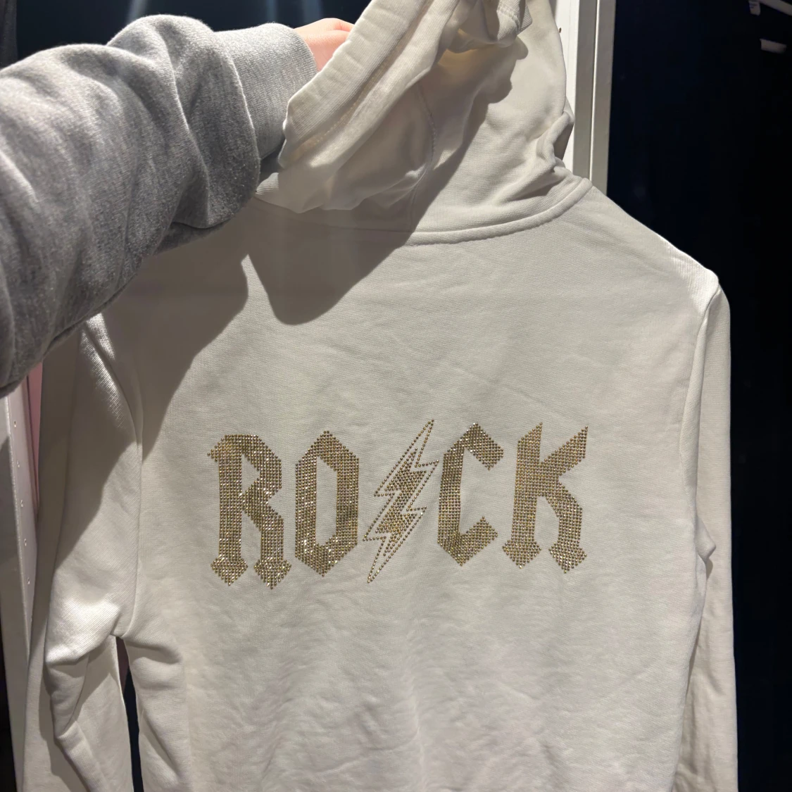 Vit hoodie från Zadig & Voltaire med paljetter - 1