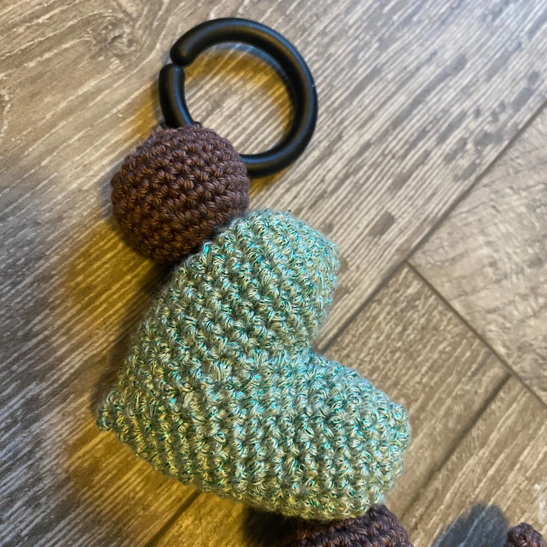 Handvirkad barnvagnsleksak med kanin - 2