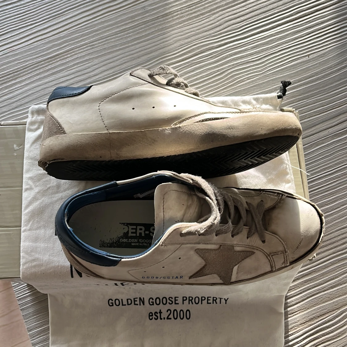 Golden Goose Superstar sneakers vit/grå - 4