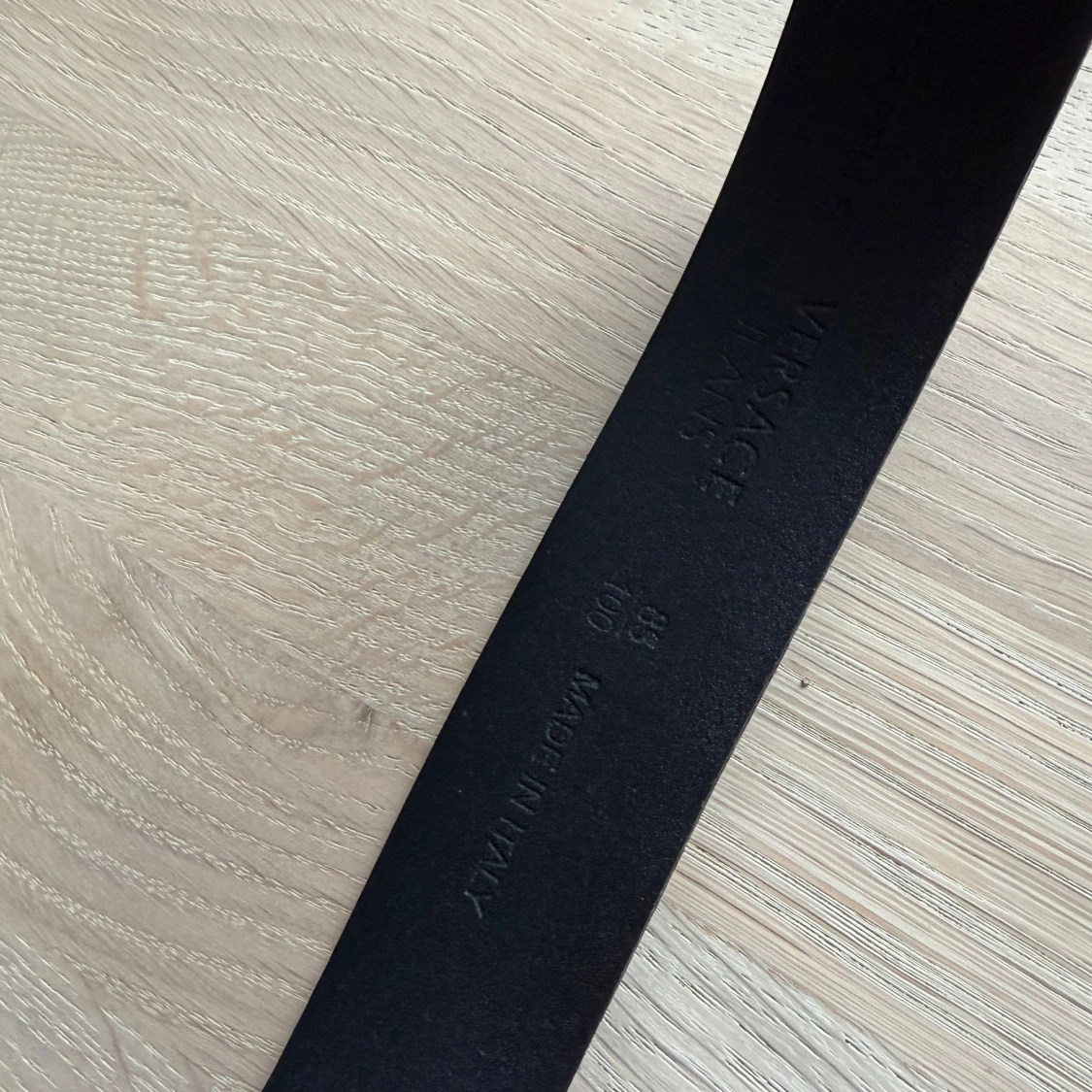 Svart Versace Jeans bälte i skinn - 2