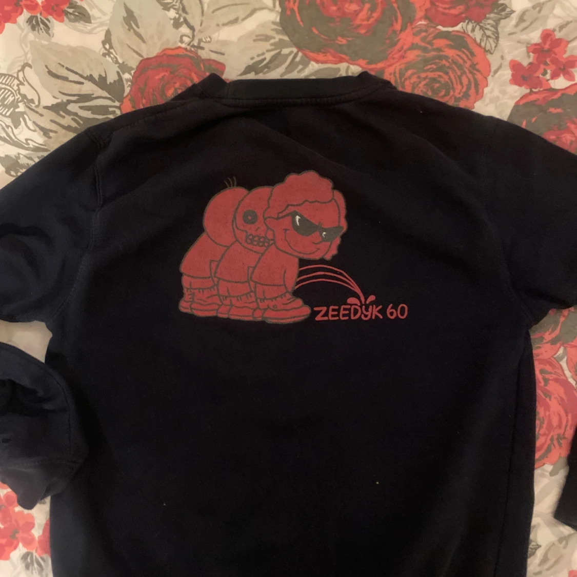 Svart sweatshirt Zeedyk 60 med tryck - 1