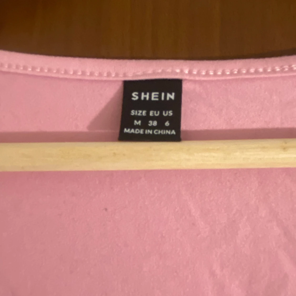 Ljusrosa långärmad topp från SHEIN - 1