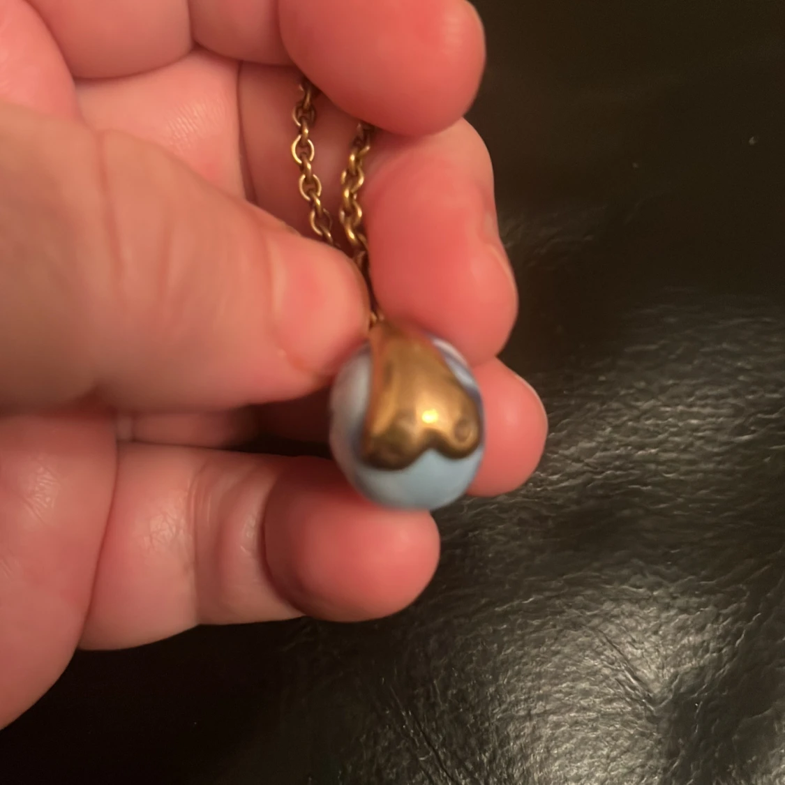 KIMMO VIRKKUNEN. hänge, sterlingsilver & keramik, "Töyri", Kalevala Koru, Finland, 1990-talet. - 2