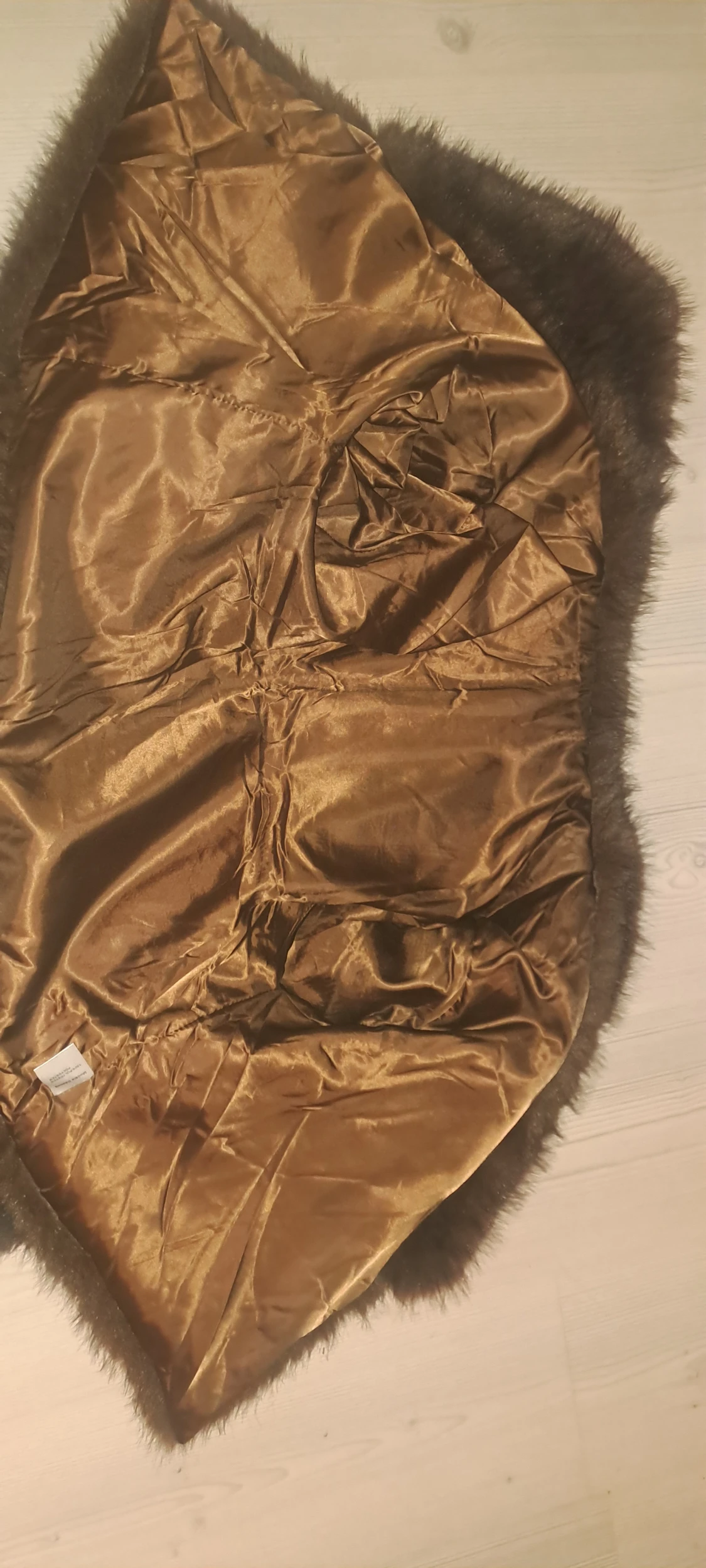 Brun pälsjacka  - 2