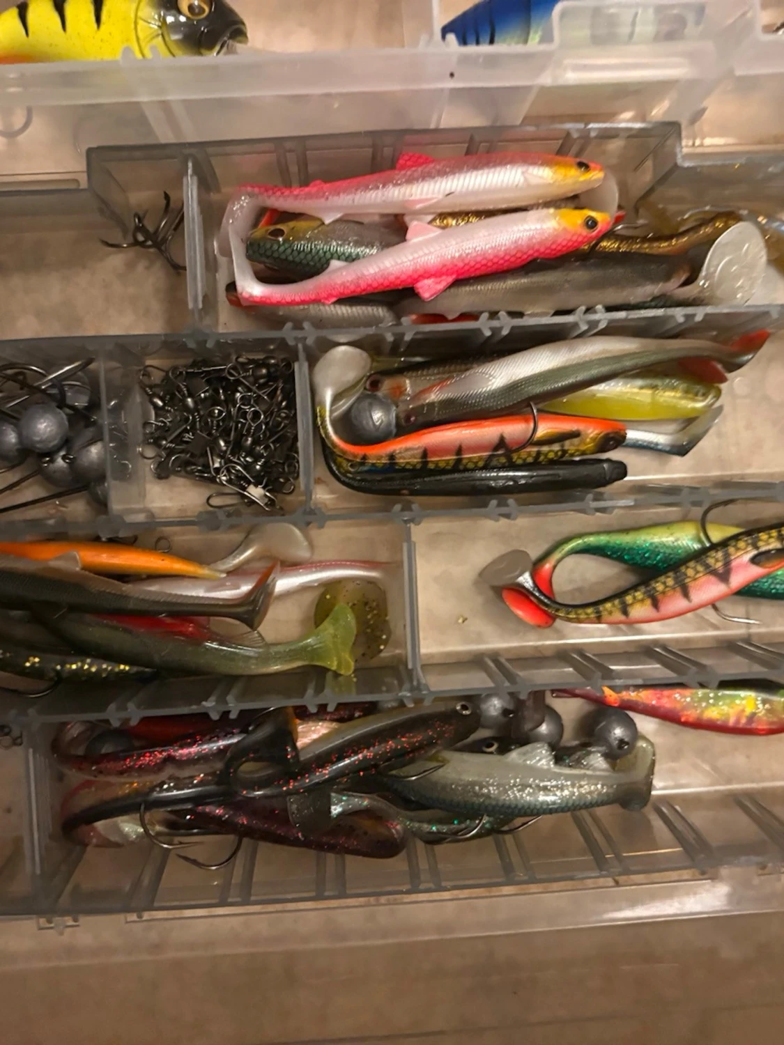 Stor fiskedragsamling Westin m.m - 2