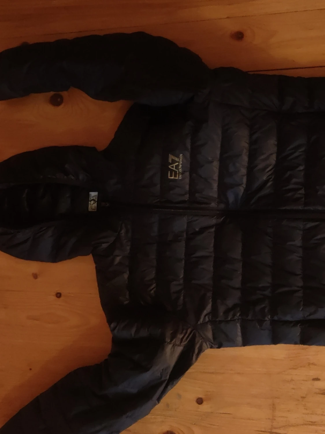 Svart pufferjacka EA7 Emporio Armani - 1