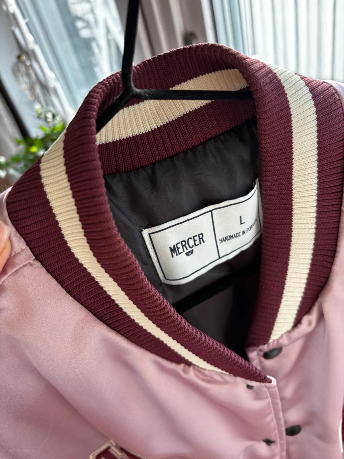 MERCER - satin bomberjacka - 4