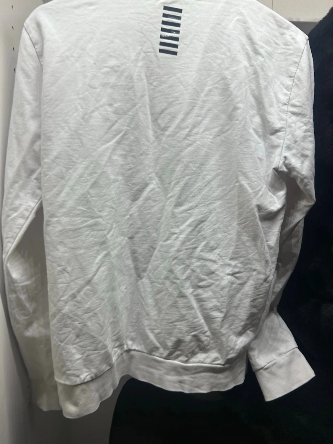 Vit ziptröja från EA7 Emporio Armani - 1