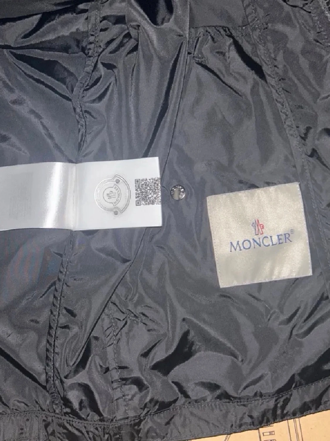 Svart windbreaker - 3