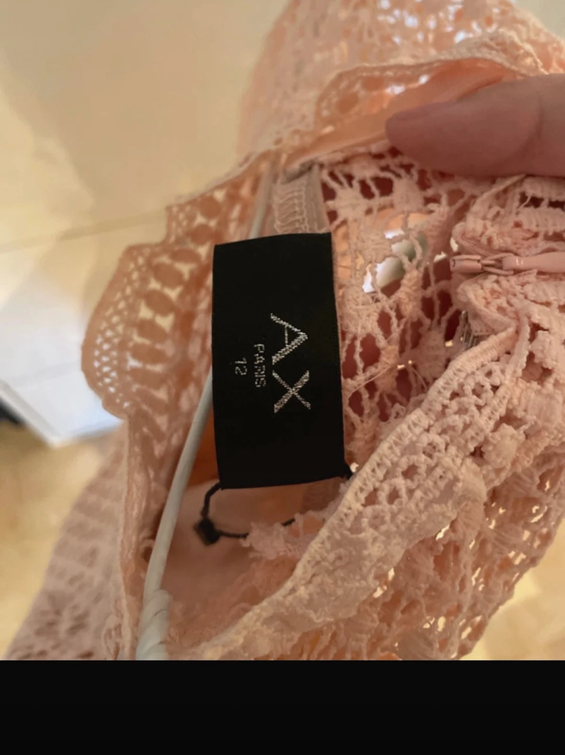 Ljusrosa spetsklänning från AX Paris - 1