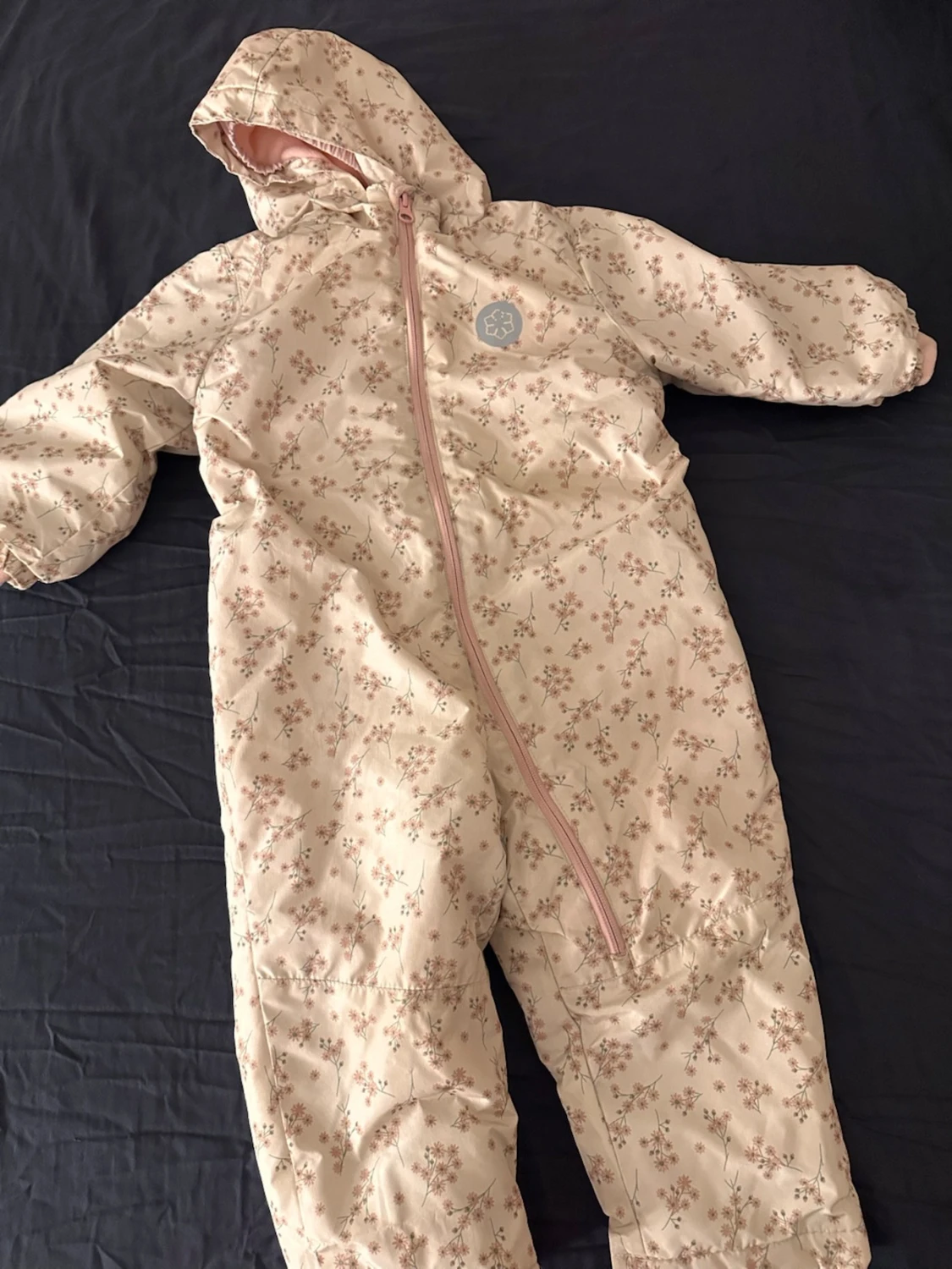 Blommig täckbyxdress från Lupilu, strl 98