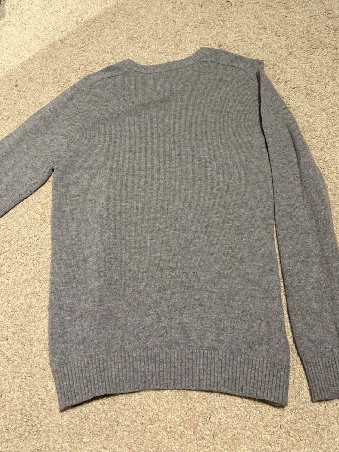 Grå stickad tröja från Selected - 1