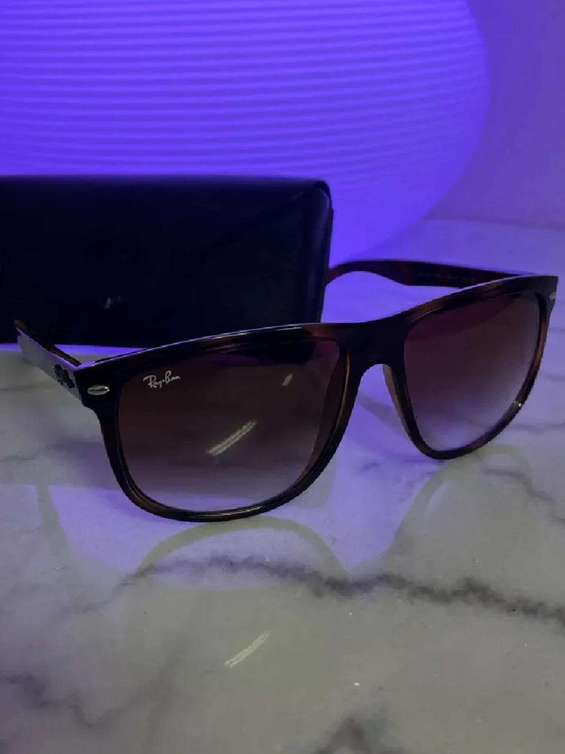 Ray-Ban Boyfriend solglasögon brun