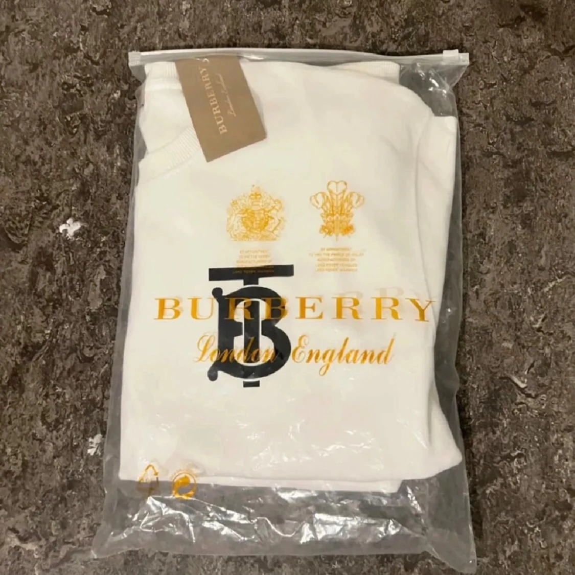Vit sweatshirt från Burberry - 3