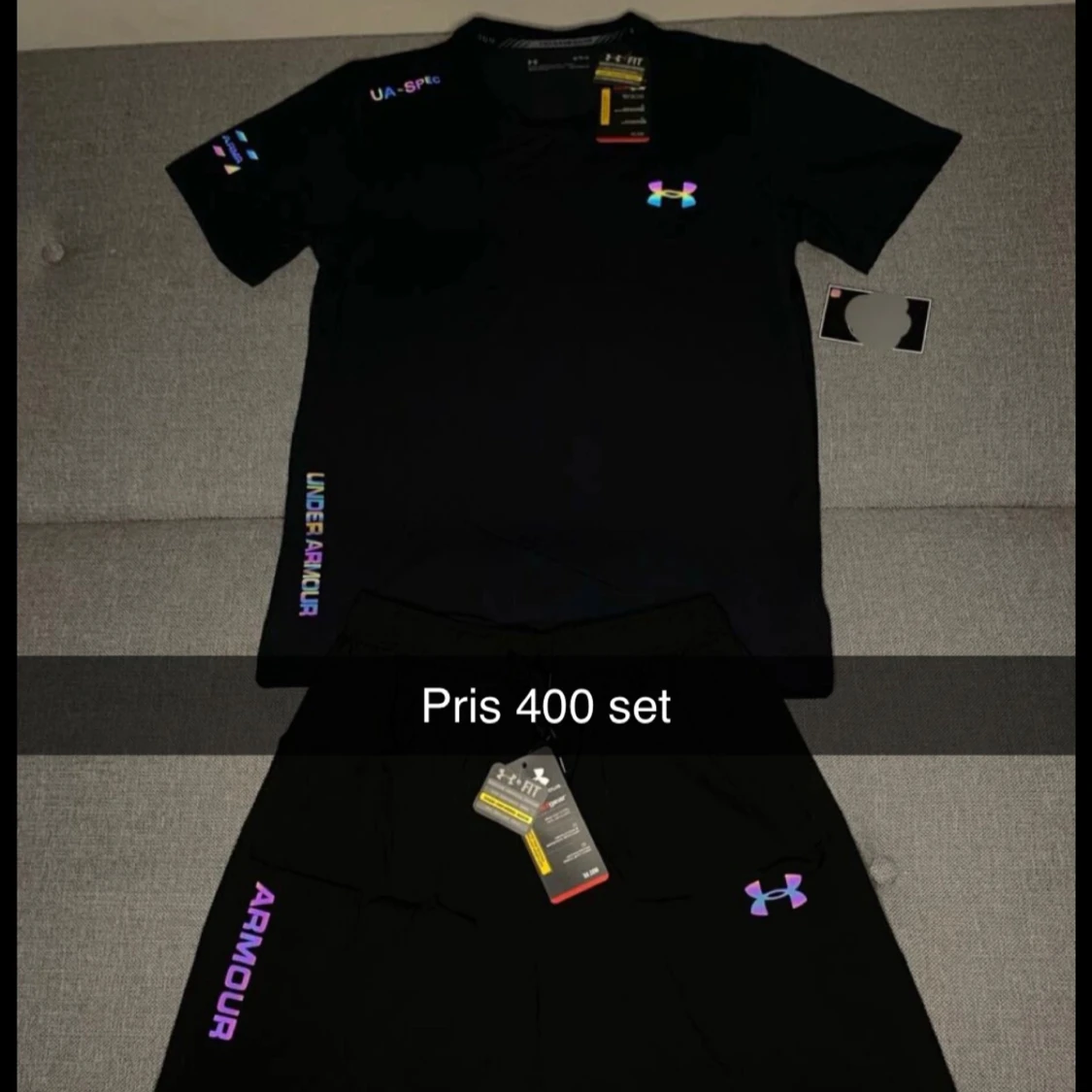 Svart Under Armour Set 