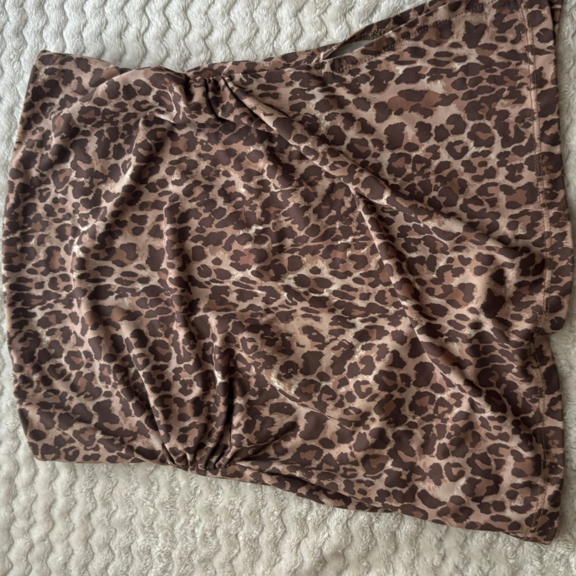 Leopardmönstrad bandeau tubtopp - 2