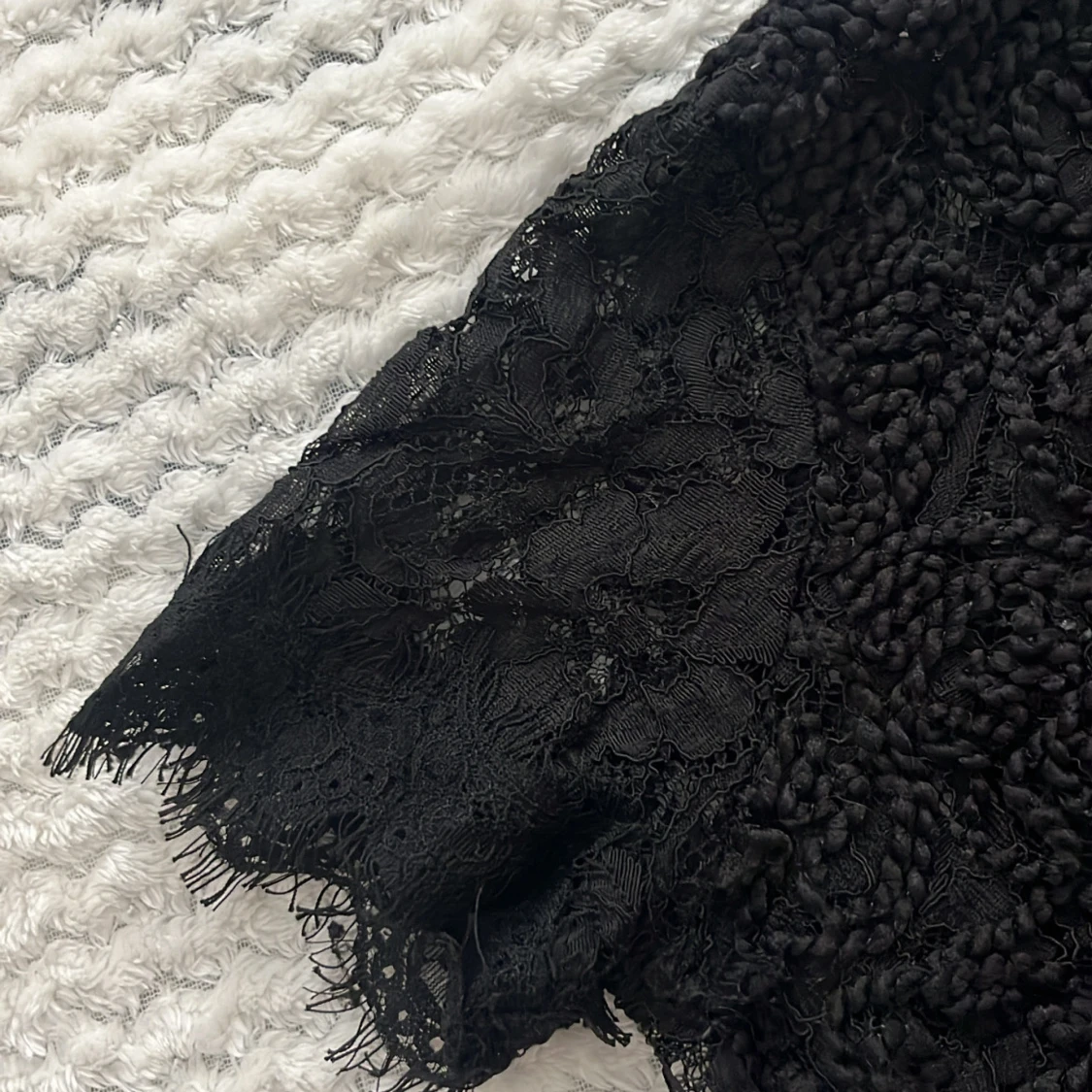 Svart spetskofta från Zara Trafaluc - 3