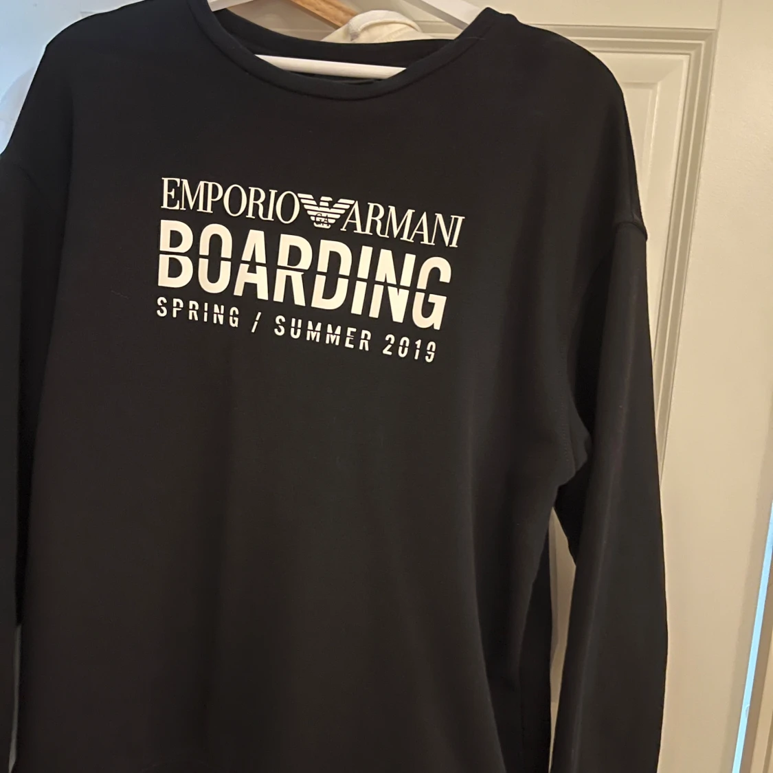 Svart sweatshirt Emporio Armani, - 1