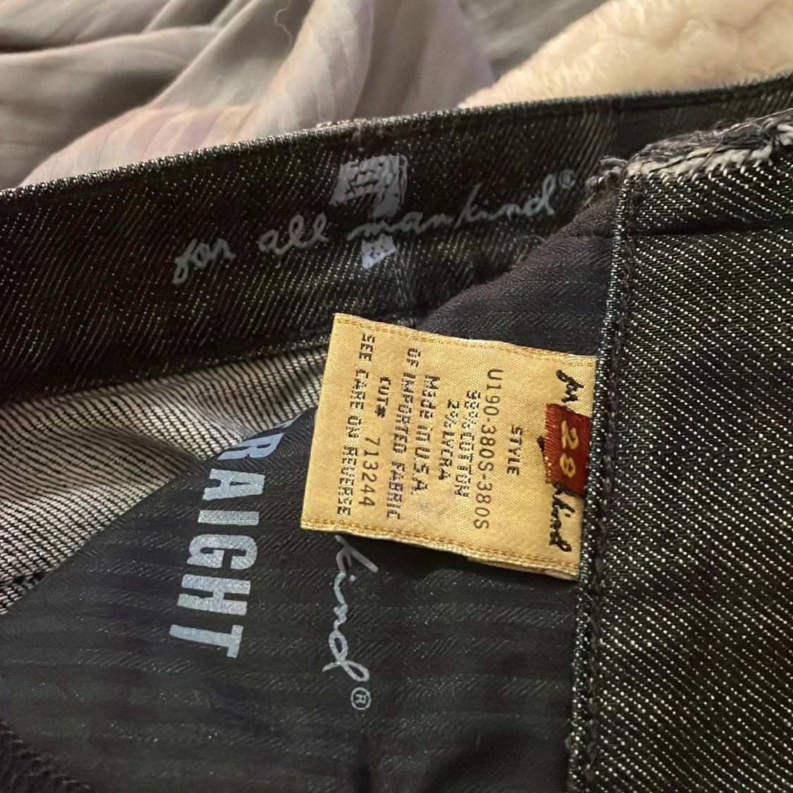 lågmidjade jeans  - 2