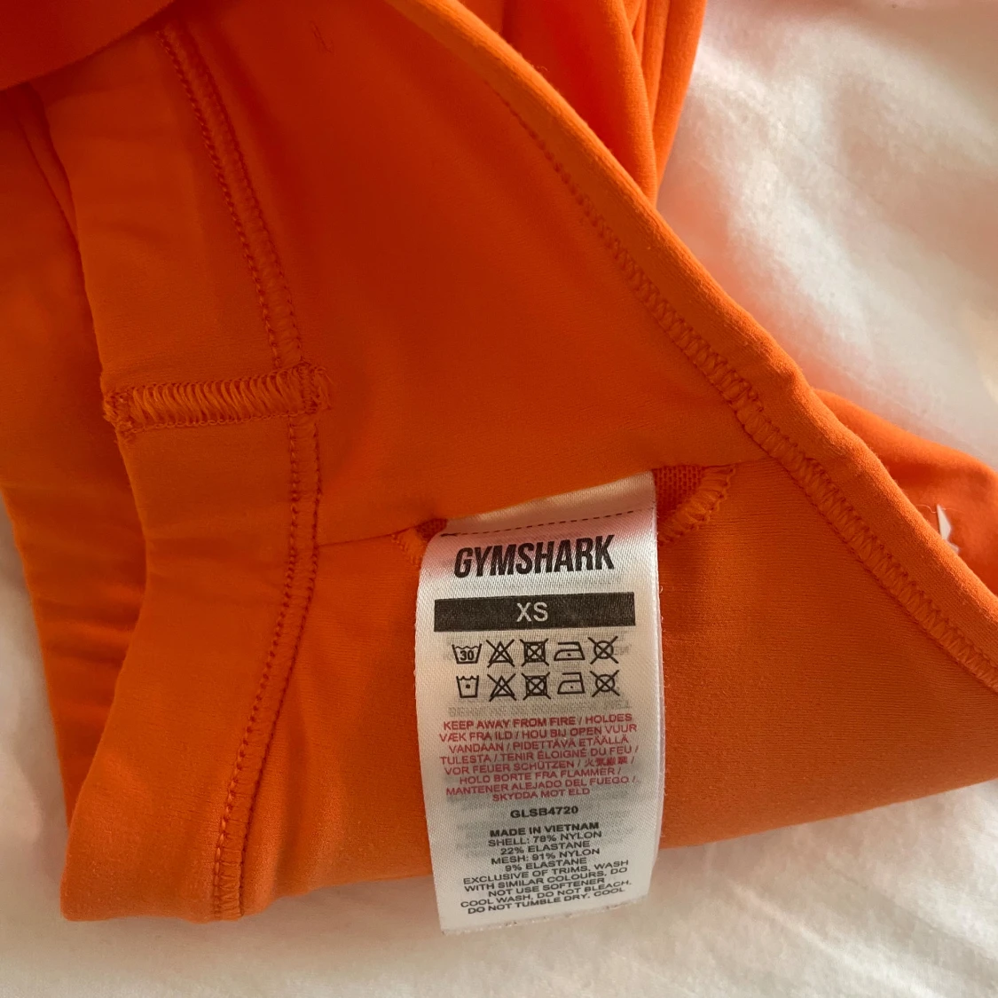 Orange tränings-bh - 2