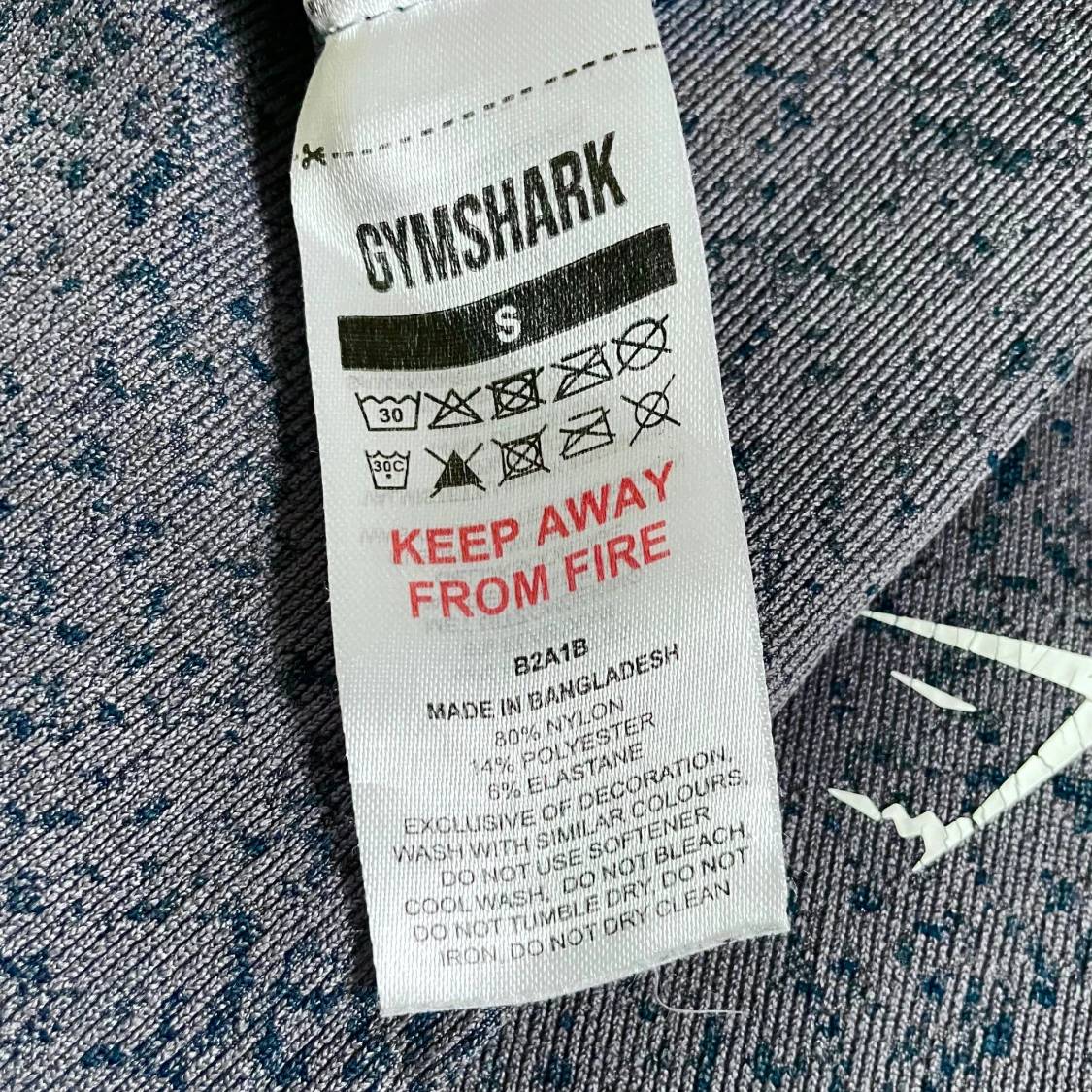 Gymshark tights adapt fleck evening blue S - 3