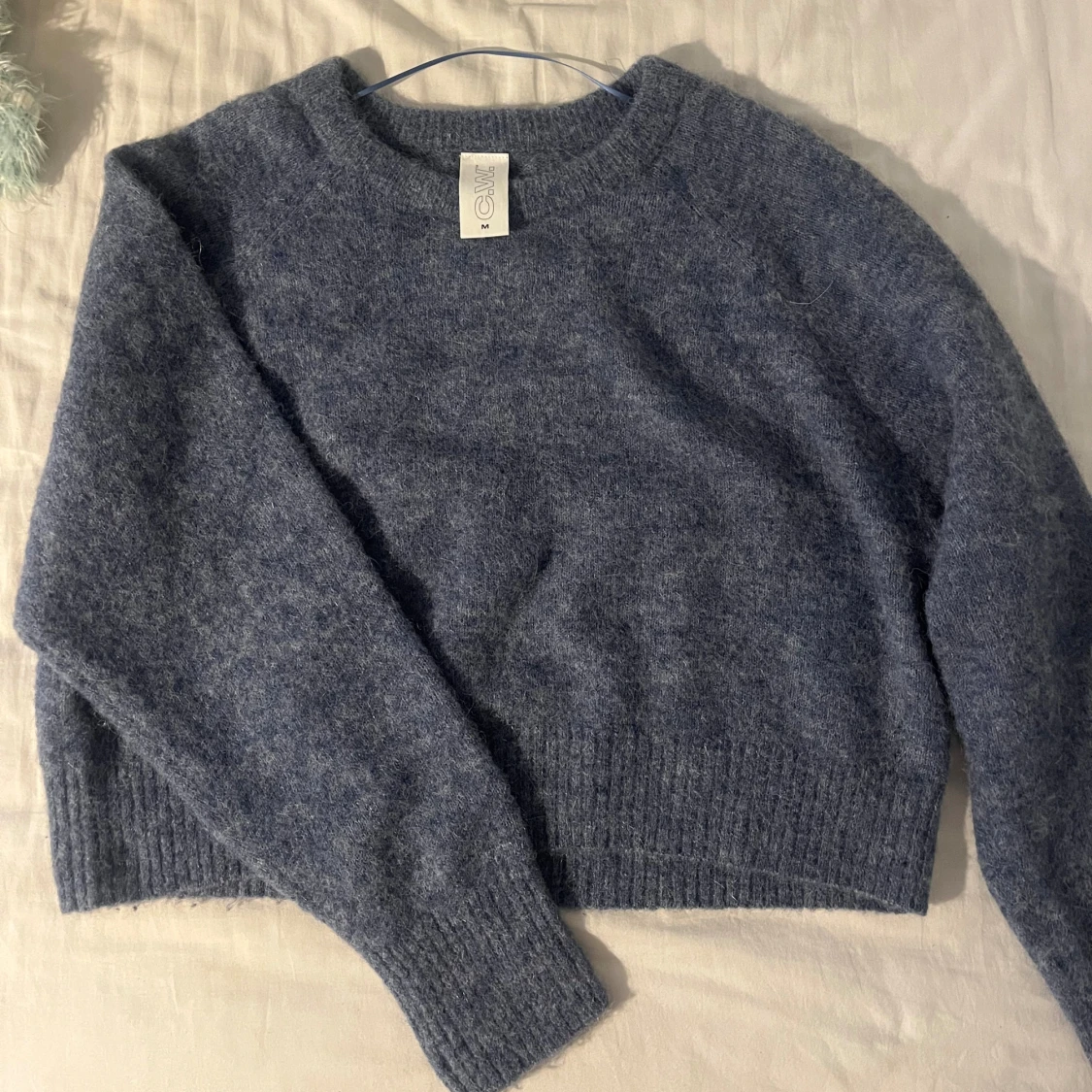 Blå stickad tröja Carin Wester - 1