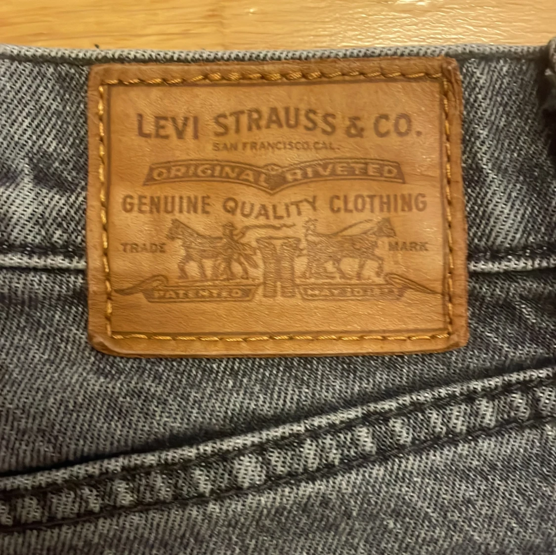 Levi's 501 grå jeans straight fit - 2