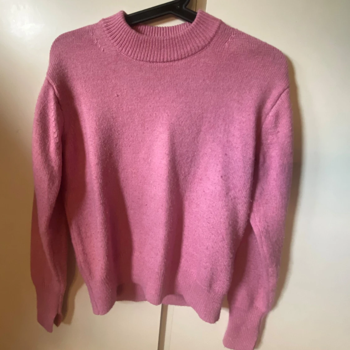 Rosa stickad tröja från H&M XS - 1