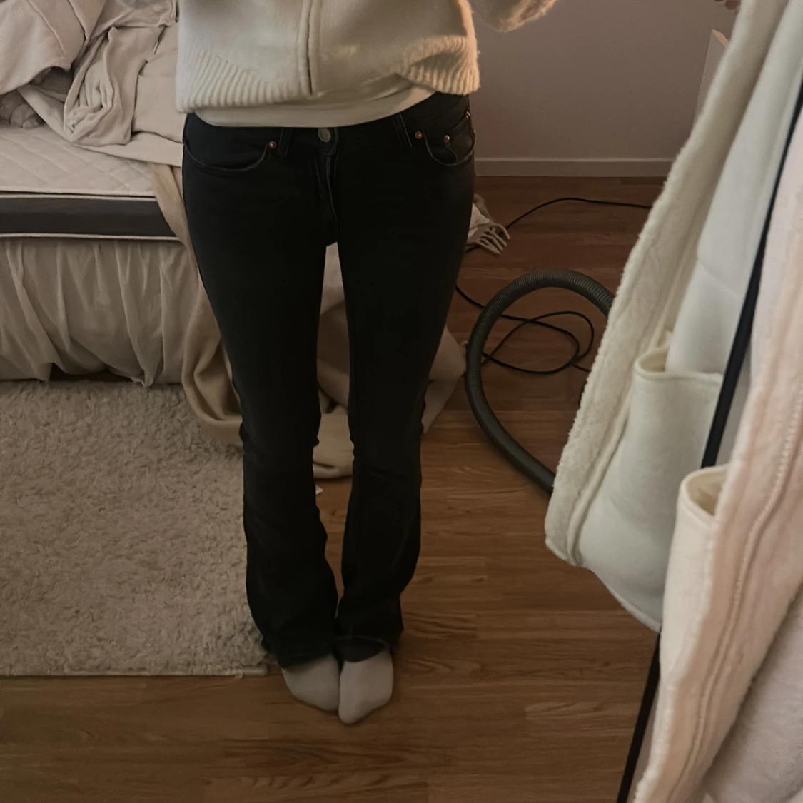 Bootcut jeans från Perfect Jeans, svart - 2