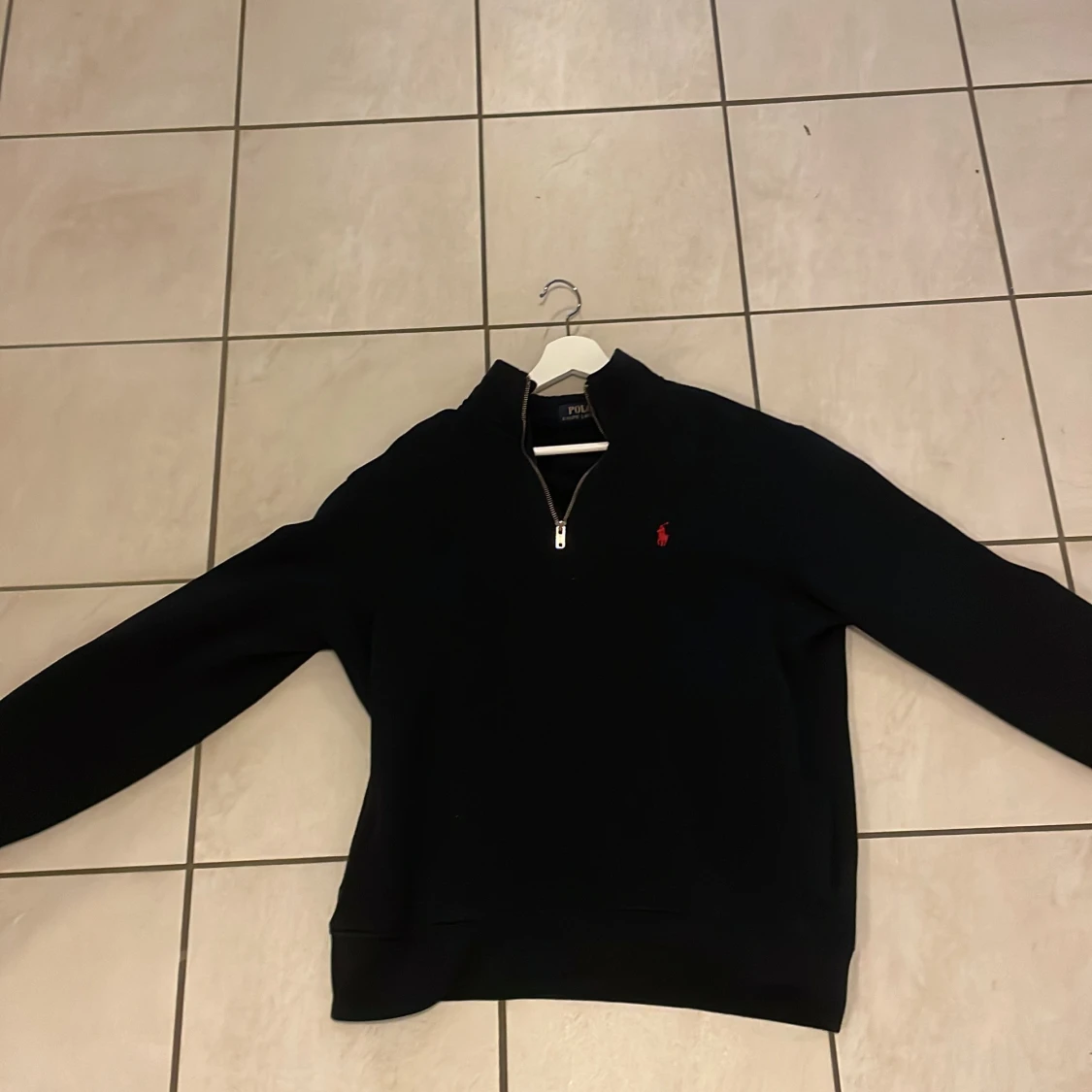Svart half zip tröja från Polo Ralph Lauren