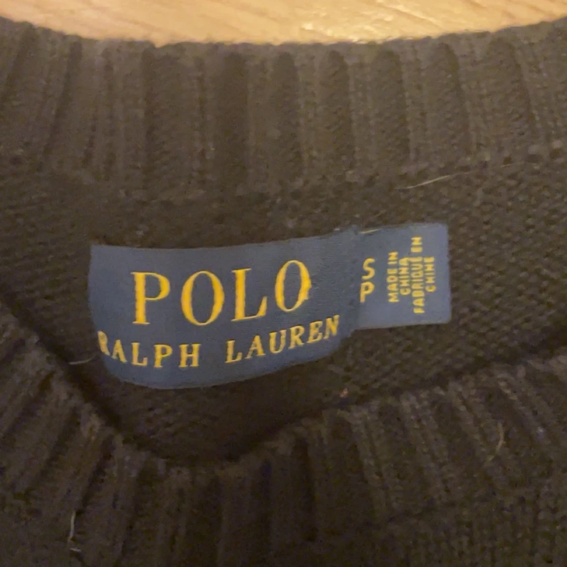 Svart stickad tröja från Polo Ralph Lauren - 1