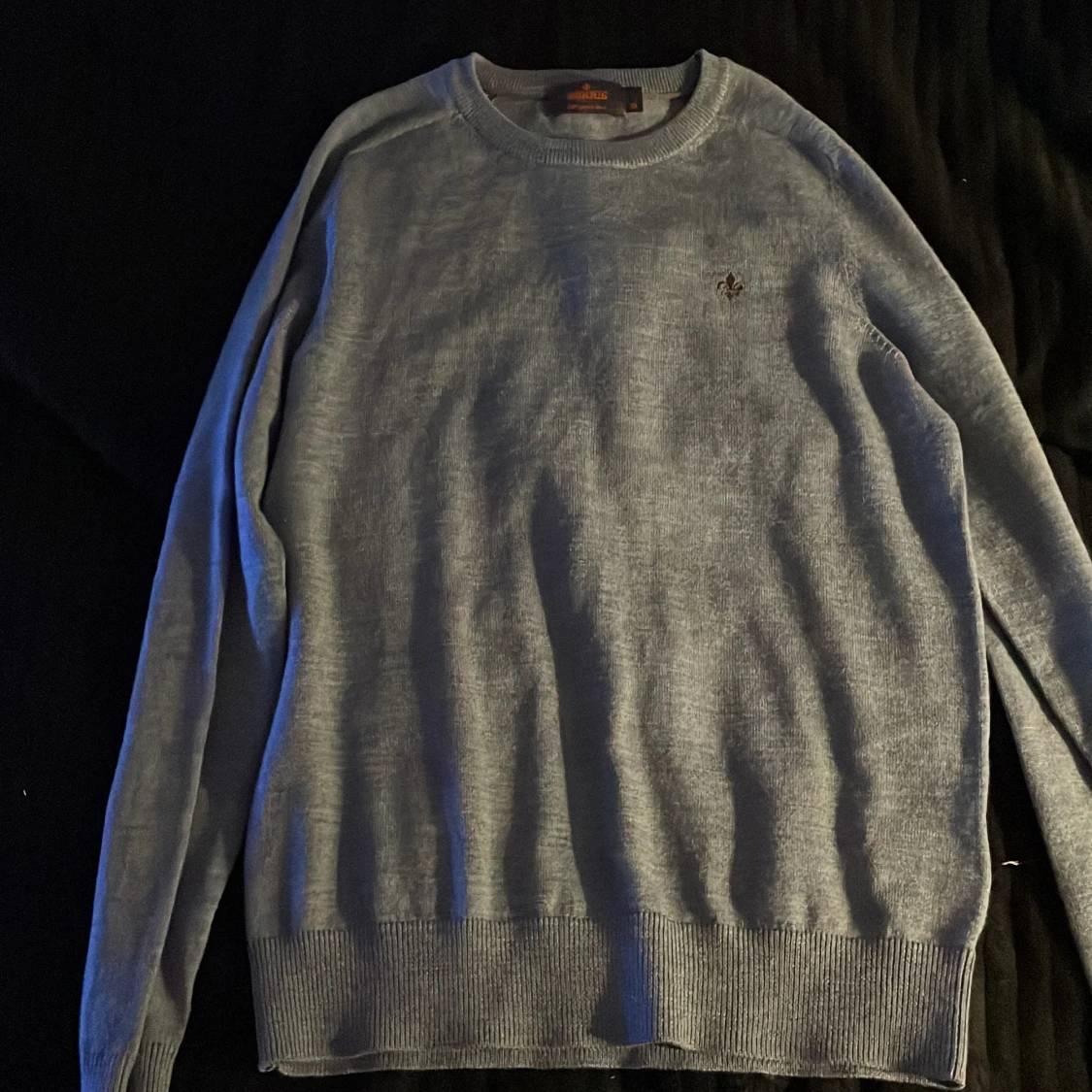 Grå merinoulltröja från Morris XS