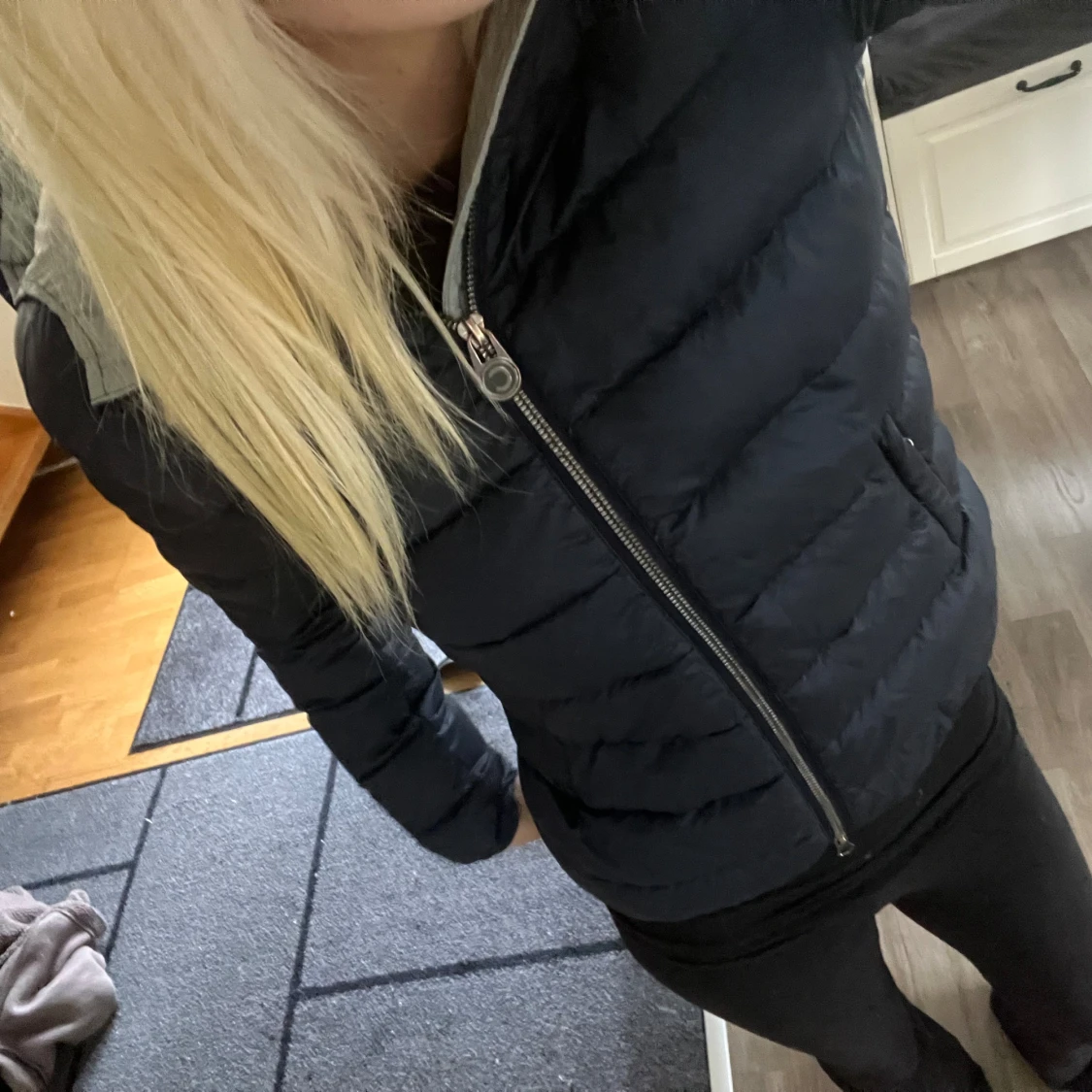 mörkblå colmar jacka - 1