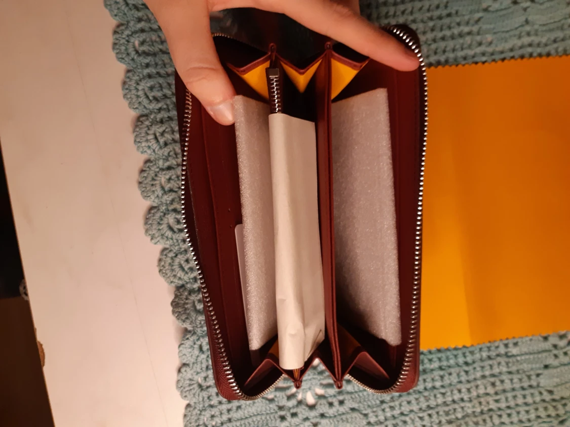 Brun Goyard plånbok med mönster - 2