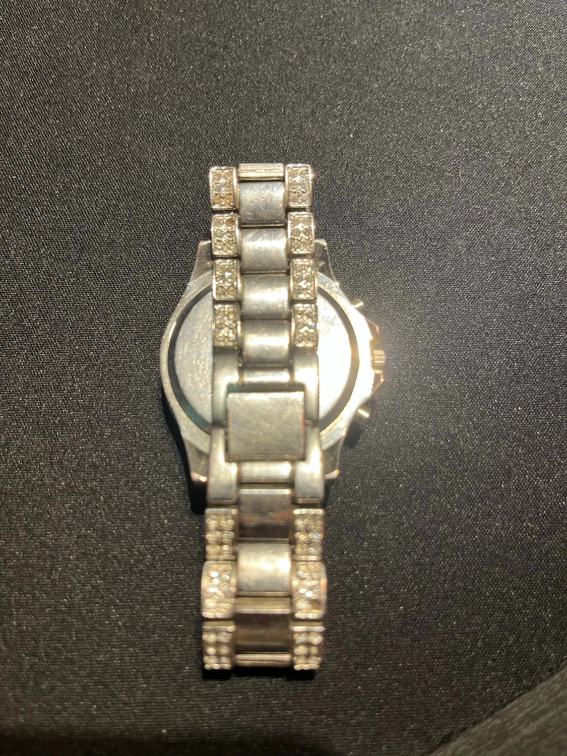 Silverfärgad glittrig väst från Guess - 1